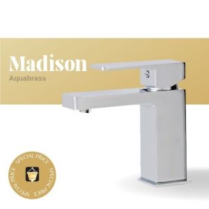 Madison Bathroom Faucet by Aquabrass in Polish Chrome