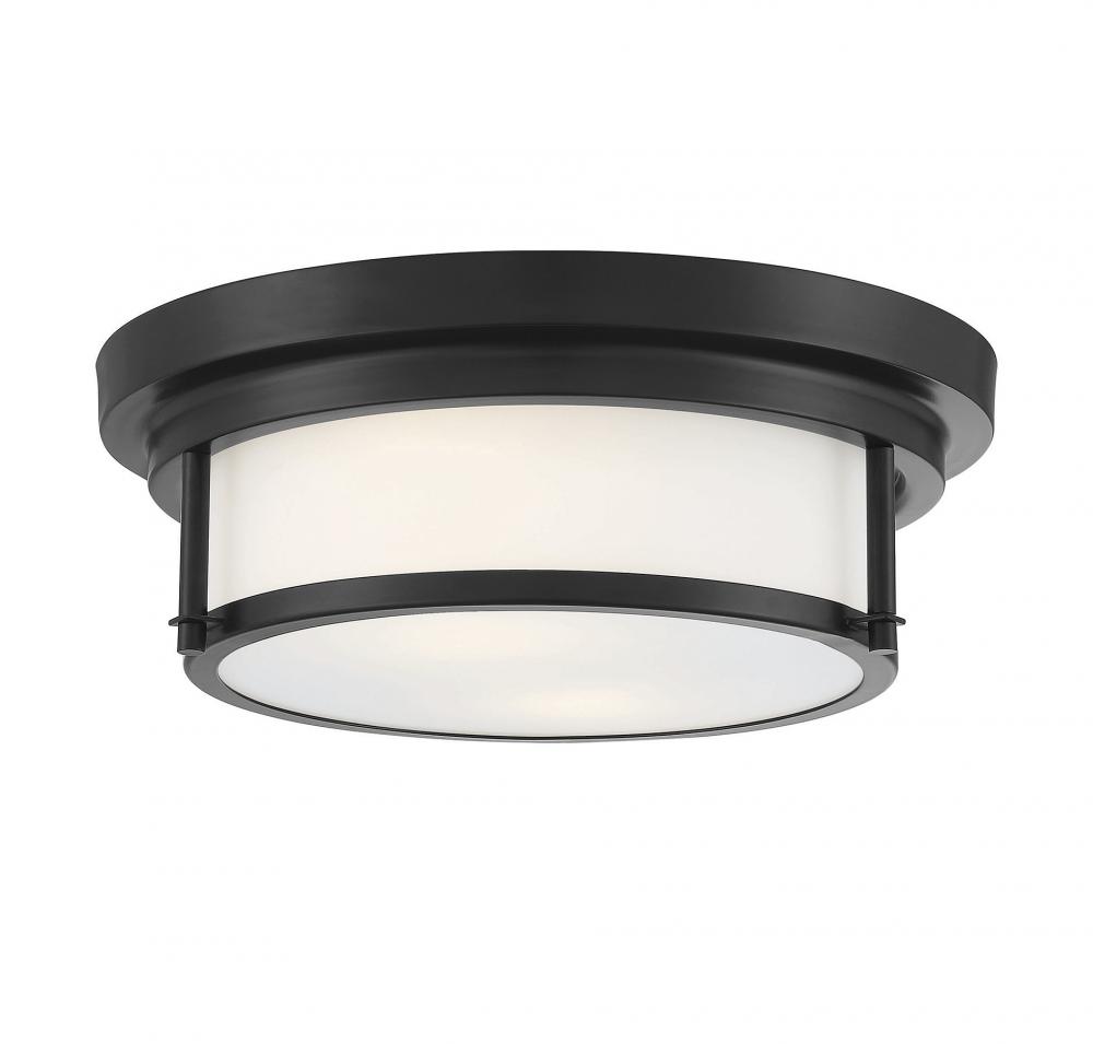 2-Light Ceiling Light | Flushmount | M60062MBK | Savoy House