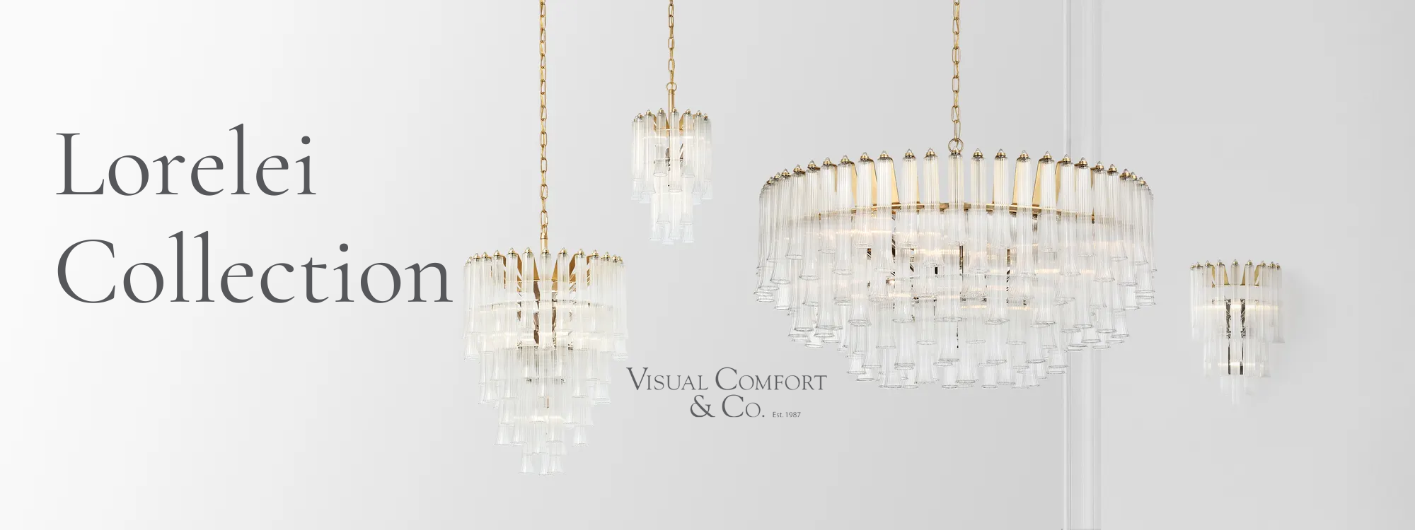 Lorelei Chandelier | Wall light | wall sconce | visual comfort