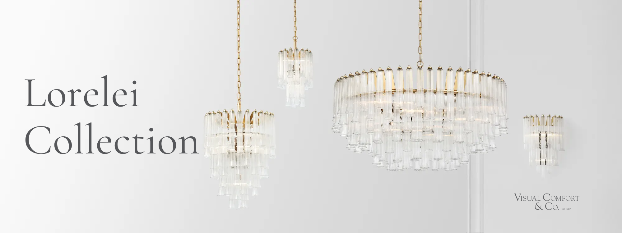 Lorelei Chandelier | Wall light | wall sconce | visual comfort